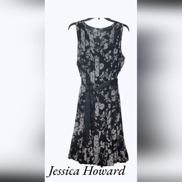 Jessica Howard Womens Floral Print Sleeveless Dress Size 10 - Picture 2 of 14